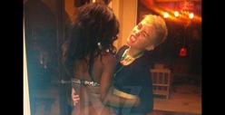 Miley Cyrus -- Grabs a Handful of 'Big Booty Ho' for Her Birthday