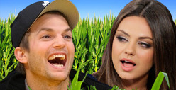 Ashton Kutcher's Corny Christmas with Mila Kunis