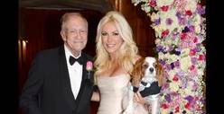 Hugh Hefner -- Chasing Tail at Playboy Mansion Wedding