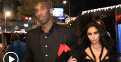 Kobe Bryant -- Comes Out of Hiding for New Year's Eve With Vanessa 
