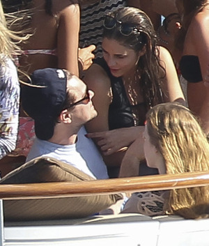 Leo DiCaprio -- The Topless Babe Yacht Party 
