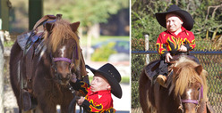 Verne Troyer Gets on His High Horse
