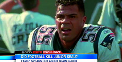 Junior Seau -- NFL Star Had Brain Disease from Hits to Head 