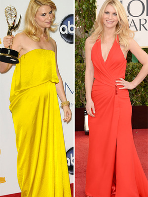 Claire Danes Super Skinny At Golden Globes After Giving Birth!