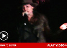 'Showgirls' Star Gina Gershon -- KARAOKE JAM ... On Shots of Everclear