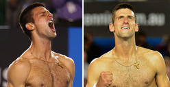 Tennis Star Novak Djokovic -- The Shirtless Win