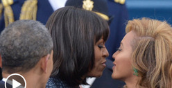 Michelle Obama & Beyonce -- Near-Kiss Pic Inspires America