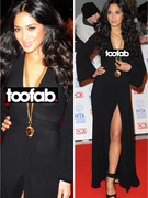 Nicole Scherzinger Has Red Carpet Wardrobe Malfunction