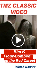 Video Lightbox: Kim K Flour Bombed
