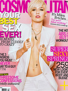 Miley Cyrus Goes Braless for Cosmo, Calls Liam "Hubby"