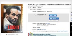 O.J. Simpson Book -- Ultra-Rare Copy of 'If I Did It' On Sale for $250,000