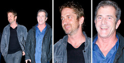 Mel Gibson & Gerard Butler -- Boys Night Out