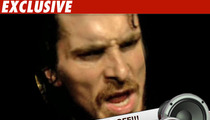 Christian Bale Rant -- Bale Went Ballistic