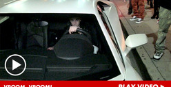 Justin Bieber -- Speeds Off in White Lamborghini 