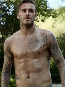 David Beckham Gets Stripped & Wet for New H&M Commercial