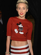 Miley Cyrus Flaunts Tight Tummy in Mickey Mouse Top!