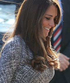 Kate Middleton Debuts Her Baby Bump