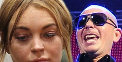 Lindsay Lohan -- Gets Her ASS KICKED in Legal Fight with Pitbull