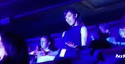 Jessica Biel -- ROCKIN' OUT at Justin Timberlake Concert