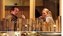 Arnold Schwarzenegger  -- The Hot Blonde Dinner Date