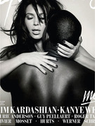 Kim Kardashian and Kanye West Pose Naked on Magazine Cover!