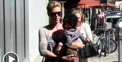 Charlize Theron --  'Fro Down in Bev Hills