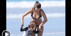 Kourtney Kardashian -- Spot My Kid ... Get a Booby Prize