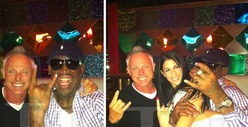 Dennis Rodman -- First Stop After North Korea ... THE STRIP CLUB