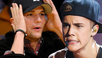 Ashton Kutcher -- 12-Year-Old Swatter ... Yup, I Did It 