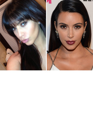 Kim Kardashian Gets Bangs -- Which Sister is More Bangin'?