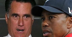 Mitt Romney, Tiger Woods, HACKED