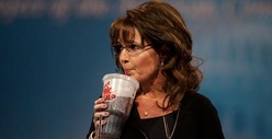 Sarah Palin Sucks ... Out of a Straw