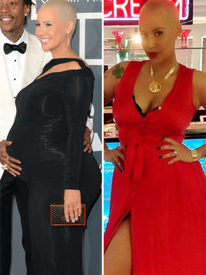 Amber Rose Shares Pic of Post-Baby Bod, Feels "Amazing"