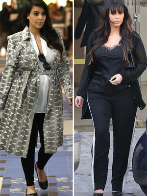 Kim Kardashian Finally Dresses Like She's Pregnant