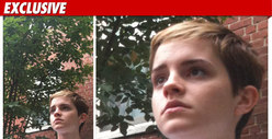 Emma Watson -- Shortcut in Dorm Room Evacuation