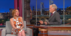 David Letterman GRILLS Lindsay Lohan -- Are You An Addict???