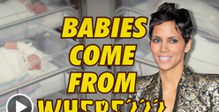 Halle Berry's Pregnancy -- Mama's Got It Poppin'