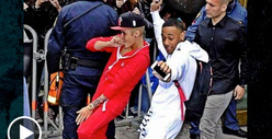Justin Bieber -- Busted For Crime of Fashion in Sweden