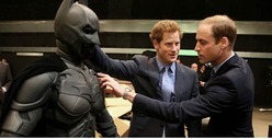 Prince William & Harry -- Geek Out Over the Dark Knight