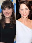  Zooey Deschanel Debuts Drastic New 'Do!