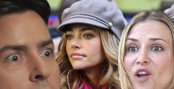Brooke Mueller Tries to Wrestle Twins From Charlie Sheen, Denise Richards