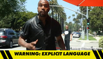 Kanye West -- FLIPS OUT on Photog After Slamming Head on Sign
