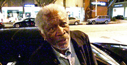 Morgan Freeman -- TAKES A SHOT at Zach Braff 