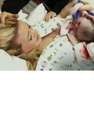 Holly Madison Gives Birth on Camera -- See the Emotional Delivery!