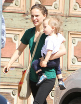 Natalie Portman Brings Baby Aleph Out in Hollywood! 