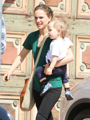 Natalie Portman Brings Baby Aleph Out in Hollywood! 