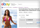 Farrah Abraham -- Used Sex Tape Bikini For Sale