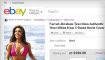 Farrah Abraham -- Sex Tape Bikini YANKED Off Ebay