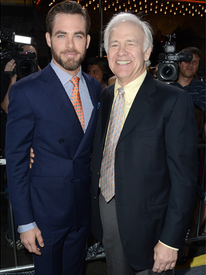 "Star Trek Into Darkness" Premiere: Meet Chris Pines' Proud (and Famous) Papa!