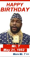 Happy Birthday: Mr. T